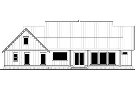 House Plan 56700 - Farmhouse Style with 2553 Sq Ft, 3 Bed, 2 Bath