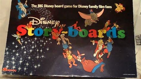 RARE MADE IN ENGLAND DISNEY STORY-BOARDS BOARD GAME - YouTube