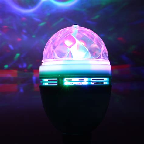 Rotating Disco Ball LED Light Bulb | GlowUniverse.com