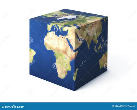 Earth Cube + Ladder Stock Photo | CartoonDealer.com #16506798