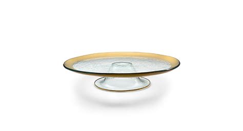 Annieglass Roman Antique Gold 13" Cake Stand | Bloomingdale's