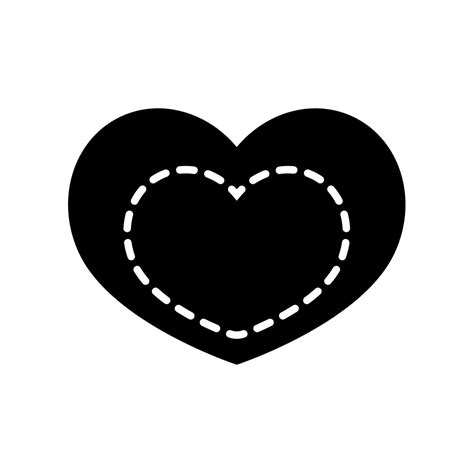 Brushed Fancy Heart Svg