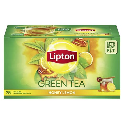 Amazon.com : Lipton 1 Honey Lemon Green Tea, 25 Tea Bags : Grocery & Gourmet Food