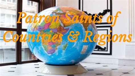 Patron Saints of Countries & Regions - YouTube