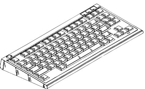 Free Computer Keyboard Clipart Black And White, Download Free Computer Keyboard Clipart Black ...