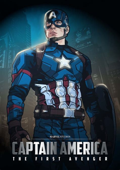 Captain America Poster – Ilustrasi