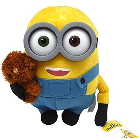 DESPICABLE ME (MINIONS) - Plush toys "Bob" with small teddy bear (11"/28cm) - Quality Soft ...