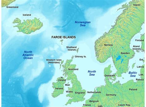 Where Is Faroe Islands Located On The World Map - United States Map