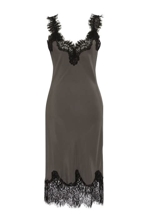 Goldhawk Megan Coco Slip Dress - Stone/Black | Garmentory