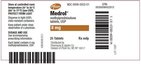 Medrol: Package Insert / Prescribing Information - Drugs.com