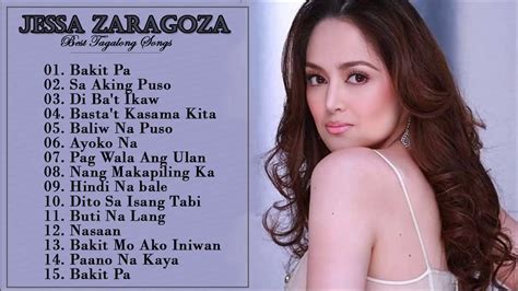 JESSA ZARAGOZA NONSTOP PLAYLIST - JESSA ZARAGOZA Love Songs Collection ...