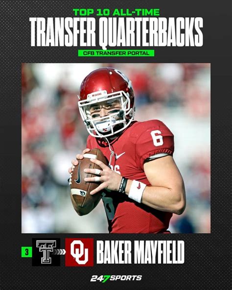 247Sports' top 10 all-time CFB transfer portal QBs : r/NFLv2