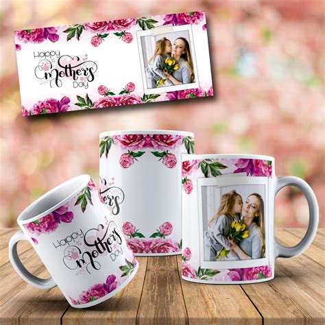 Sublimation Mug Design Mothers Day with Photo MOCKUP FREE | Etsy