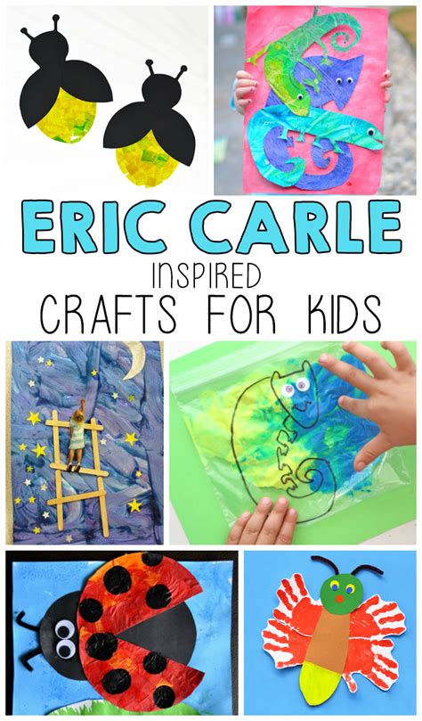 Eric Carle Inspired Crafts For Kids | Eric carle crafts, Eric carle ...