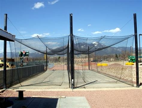 Pro Model - 70 Ft Long Outdoor Batting Cage Frame, Double-Lane 6 5/8" - Practice Sports