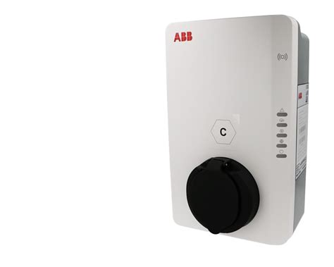 BORNE DE RECHARGE ABB Terra AC Wallbox 7kW RFID pour véhicule ...