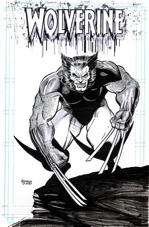 Wolverine Ready Comic Art Reproduction :: Behance