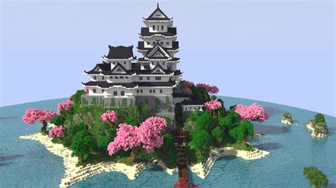 Japanese castle - Himeji | with download | 1.16 Update! Minecraft Map