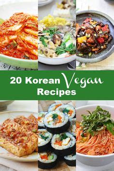 20 Korean Vegan Recipes Korean Vegetarian Recipes, Vegan Korean Food ...