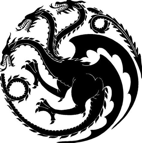 Game of Thrones GOT House Targaryen Mother of Dragons Vinyl Wall Decal ...