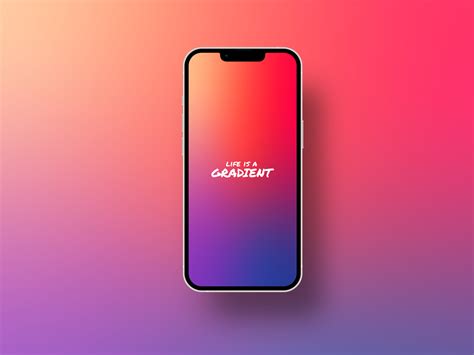 Dribbble - life-is-a-gradient_iphone-13-wallpaper_dribbble-playoff.png by Stefan Mittermeier
