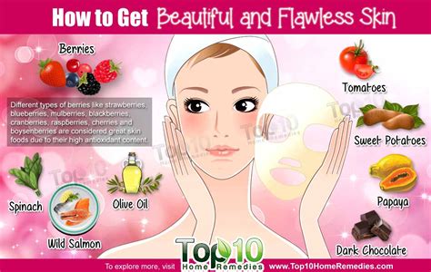 How to Get Beautiful and Flawless Skin | Top 10 Home Remedies