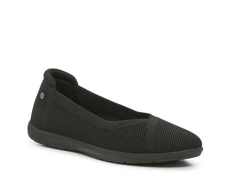 Skechers Arch Fit Cleo Sport Flat in Black | Lyst