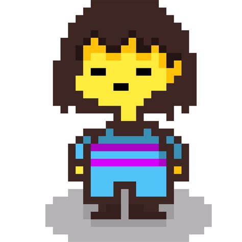 Pixilart - Pixel art - Undertale Frisk by Toddyn-8Bits