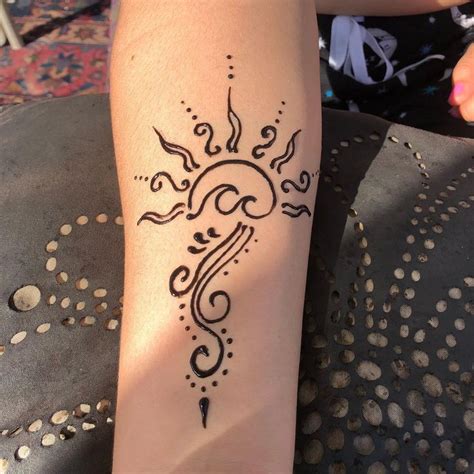 #sun#ocean#wind#windtattoo #suntattoo #oceantattoo #wavestattoo #henna #hennatattoo # ...