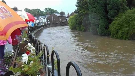 Croston River Yarrow Flood Alert June 2012 - YouTube