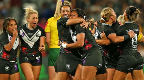 Rugby League World Cup 9s Womens: New Zealand upset Australia Jillaroos ...