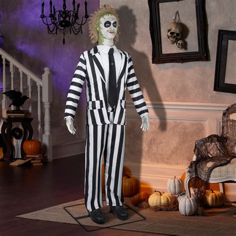 6' Tall Life Size Animated Beetlejuice Halloween Prop – Seasons Inflatables