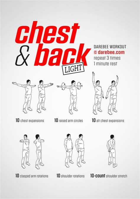 Chest back workout – Artofit