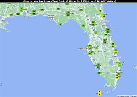 Climate Summary for Florida - October 2023 - Florida Climate Center