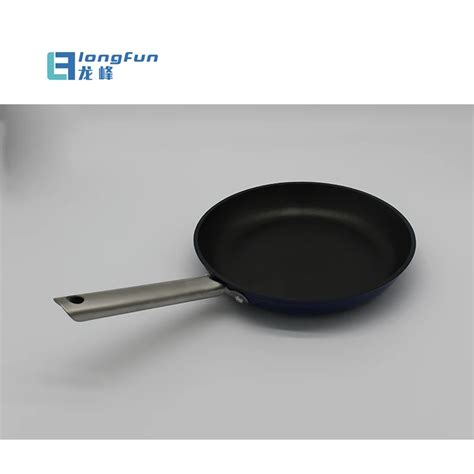 Superlight Cast Iron Electric Skillet Round Frying Pan With Long Handle ...