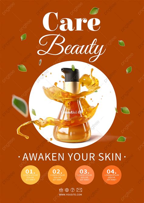 Simple High End Beauty Skin Care Poster Template Download on Pngtree