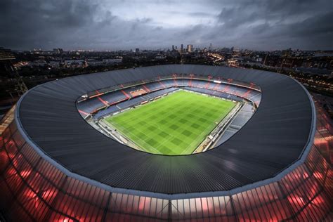 4K, Netherlands, de kuip, Rotterdam, feyenoord, football stadium, stadium, HD Wallpaper | Rare ...