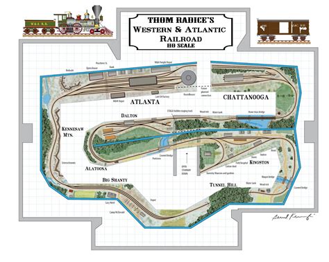 USMRR Aquia Line and other Model Railroad Adventures: New track plan artwork