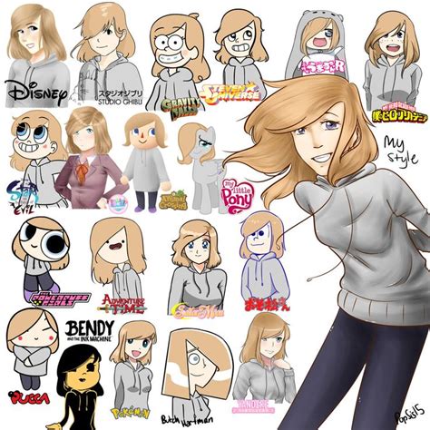 20 Style Art Challenge by popsis15 | Art style challenge, Cartoon character design, Art challenge