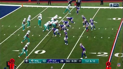 Bills and dolphins both score awesome touchdowns - YouTube