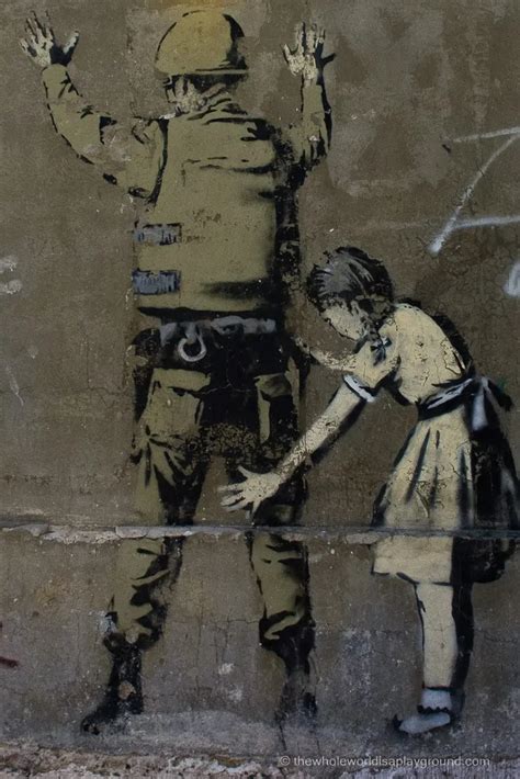 Banksy in Bethlehem! Banksy Street Art, Bethlehem, Palestine | The ...