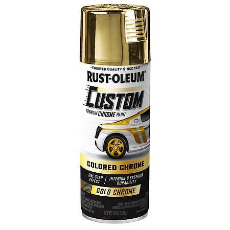 Rust-Oleum Premium Custom Chrome Gold Spray Paint 363517 - Advance Auto Parts