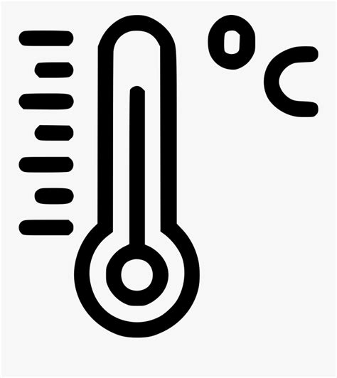 Temperature Reading Celsius Centigrade - Temperature Symbol , Free Transparent Clipart - ClipartKey