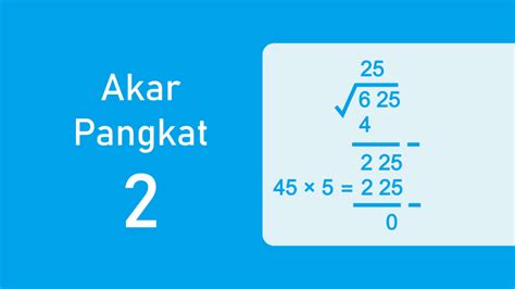 Rumus Matematika Akar Kuadrat - Rumus Matematika