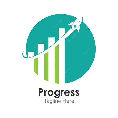 Premium Vector | Rocket progress logogood progress logo vector icon illustration