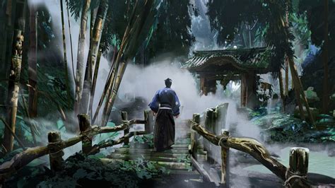 Ghost of Tsushima Jin Sakai Digital Art Wallpaper, HD Games 4K ...