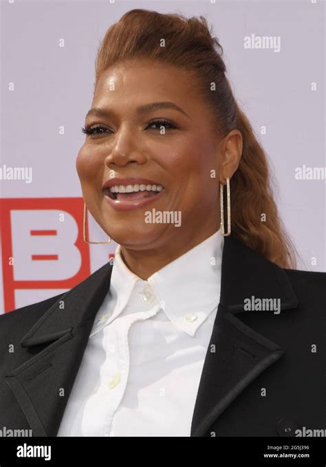 Los Angeles, USA. 27th June, 2021. Queen Latifah arrives at the BET Awards 2021 held at the ...