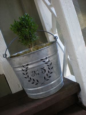 Frugal with a Flourish: Galvanized Spring Ideas