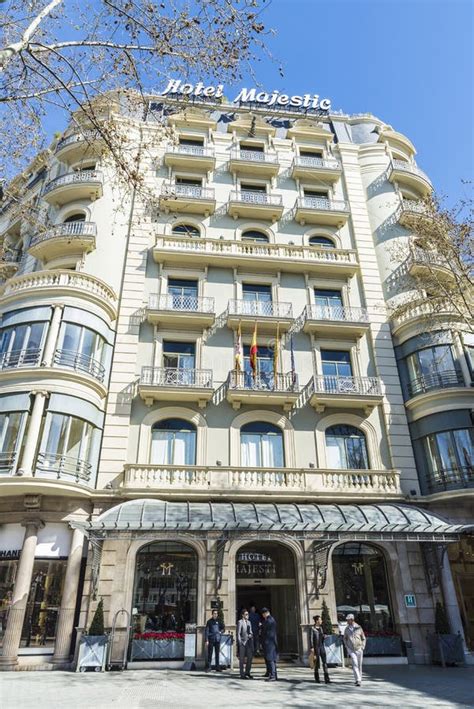 Hotel Majestic, Barcelona editorial stock image. Image of spain - 24078944