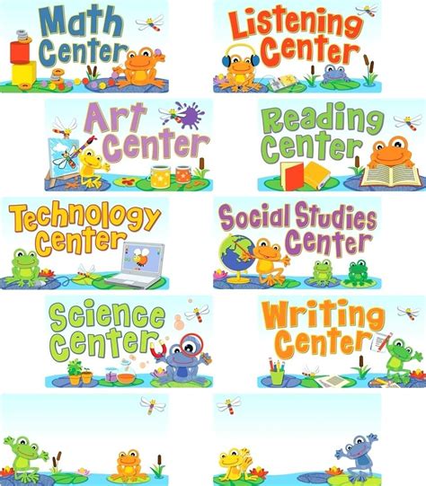 Free Printable Center Signs For Pre K - Free Printable